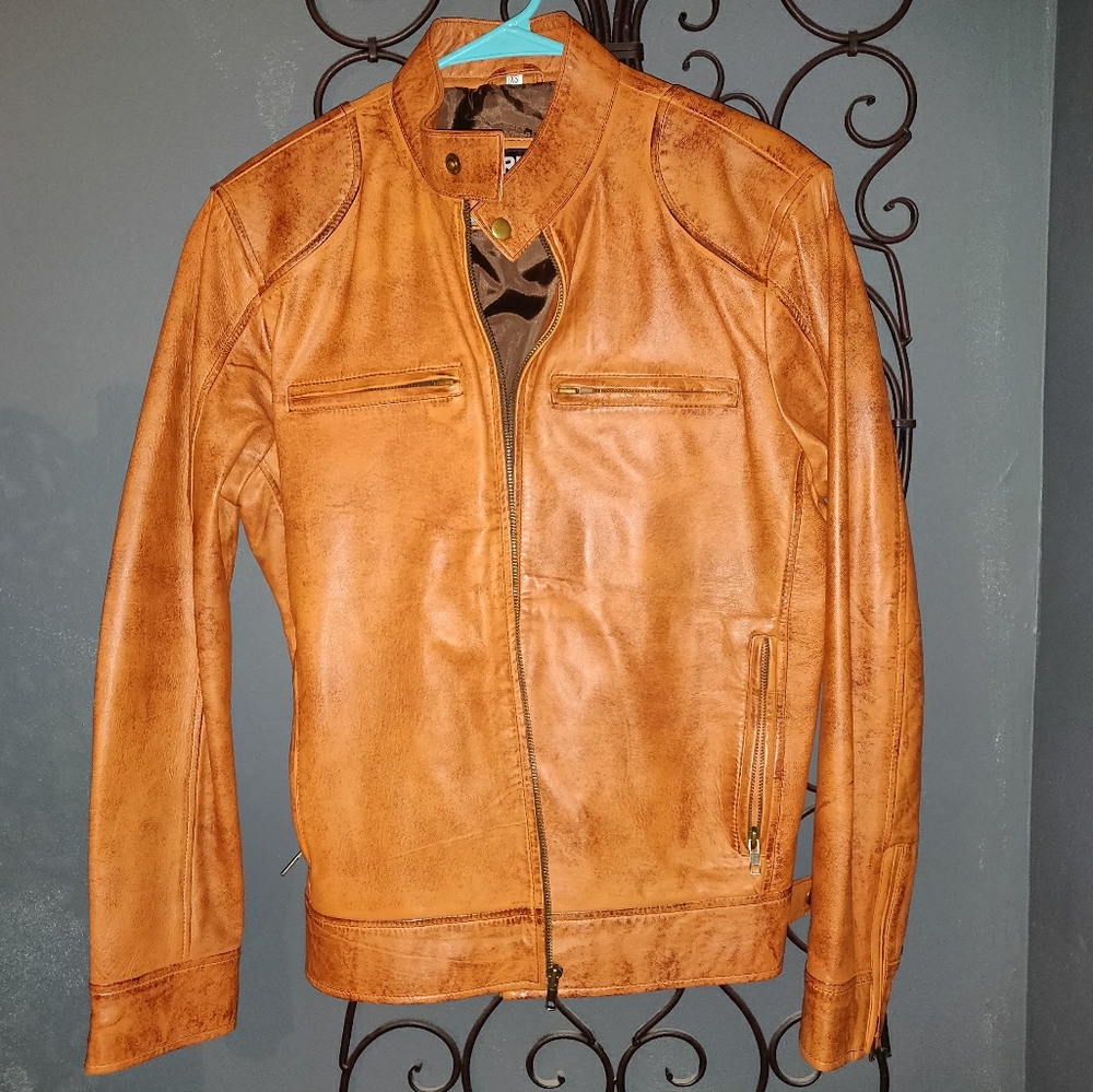 Men's leather jacket
